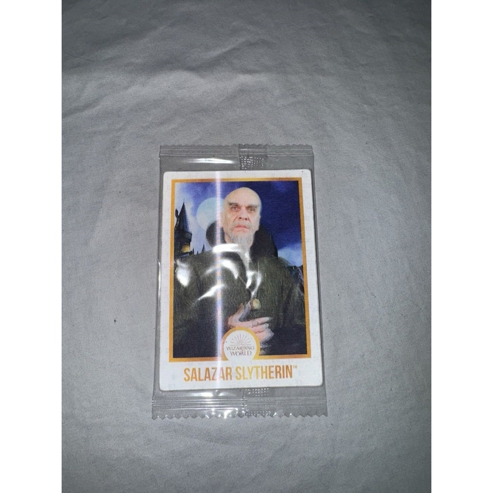 Salazar Slytherin Harry Potter Chocolate Frog Card Holographic New Sealed